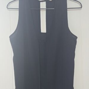 Banana Republic Black Sleeveless Blouse
